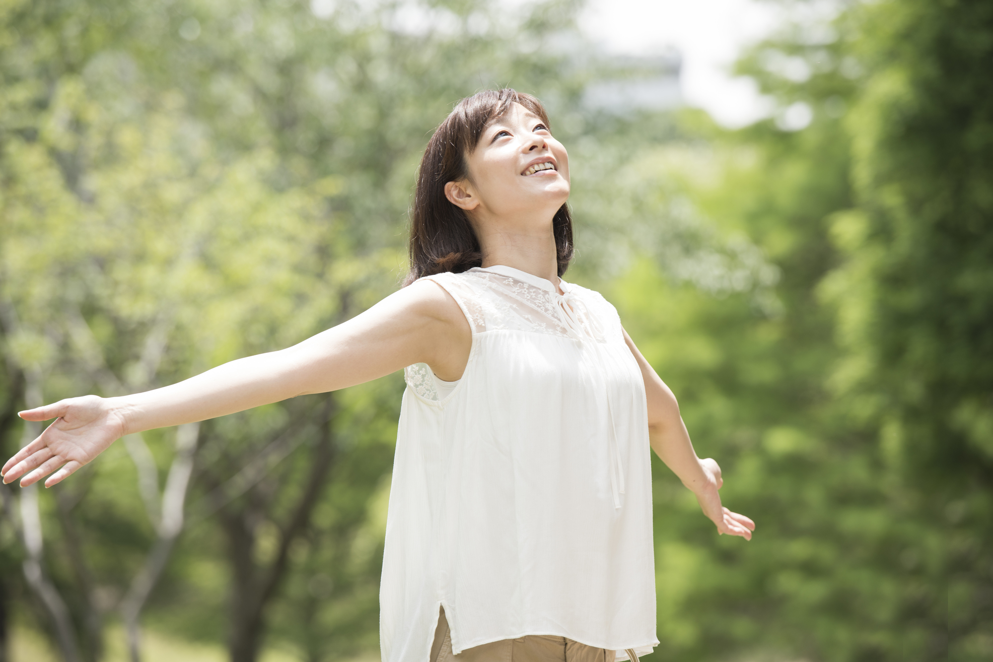 開放感のある女性